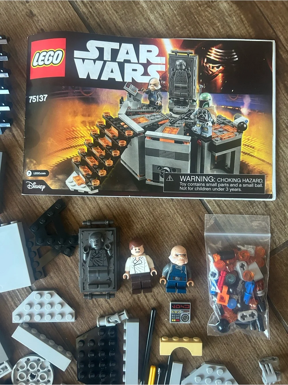 Lego Star Wars Carbon-Freezing Chamber set 75137